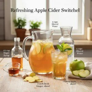 Refreshing Apple Cider Switchel