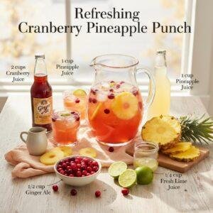 Refreshing Cranberry Pineapple Punch