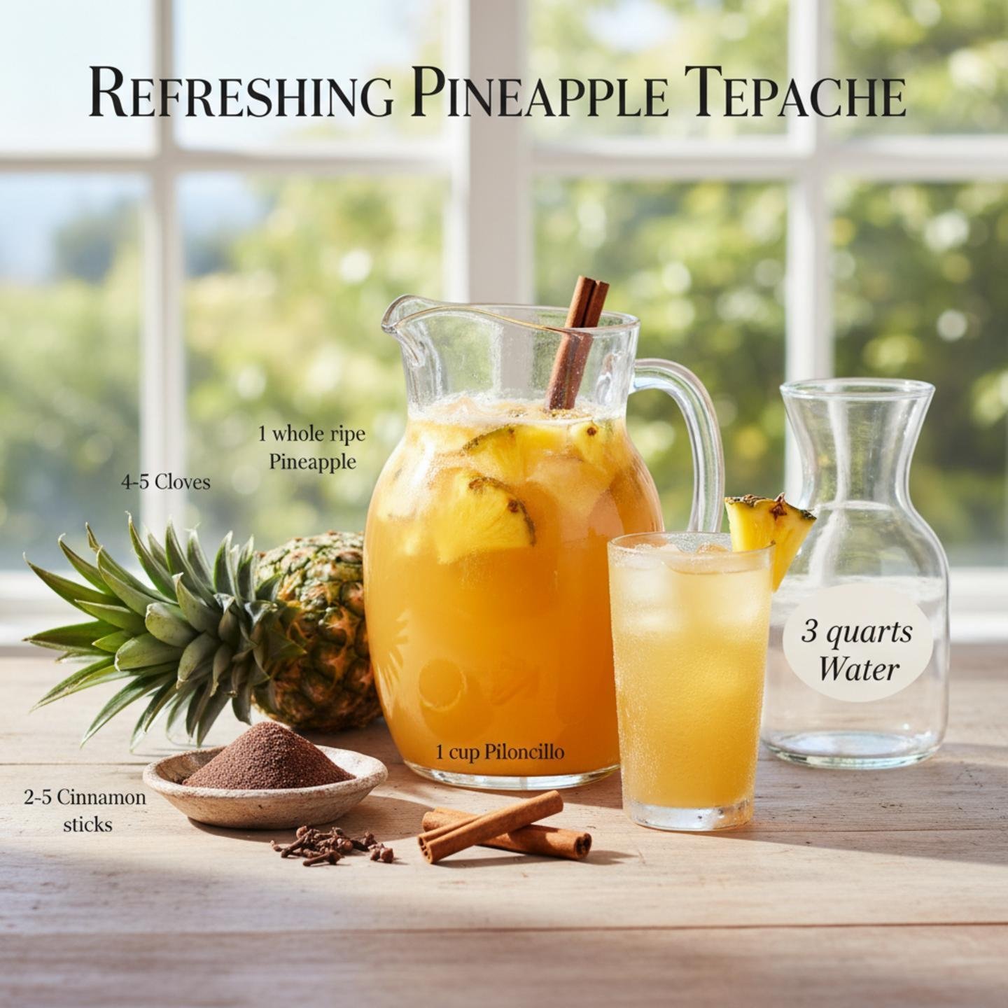 Refreshing Pineapple Tepache
