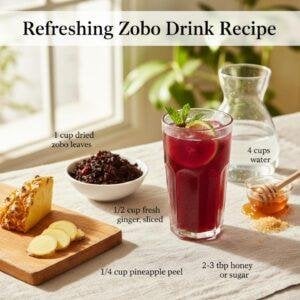 Refreshing Zobo Drink Recipe