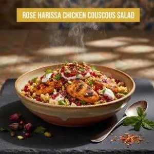 Rose Harissa Chicken Couscous Salad