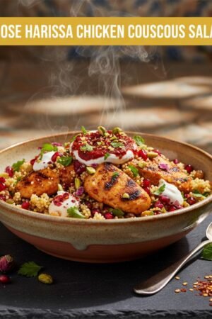 Rose Harissa Chicken Couscous Salad