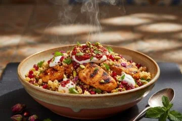 Rose Harissa Chicken Couscous Salad