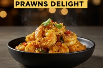 Salted Egg Yolk Prawns Delight