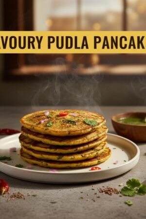 Savoury Pudla Pancakes
