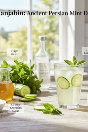 Sekanjabin: Ancient Persian Mint Drink