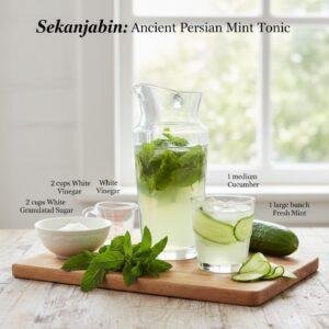 Sekanjabin: Ancient Persian Mint Tonic