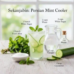 Sekanjabin: Persian Mint Cooler