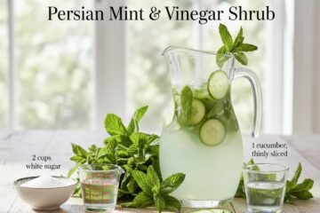 Sekanjabin: Persian Mint & Vinegar Shrub