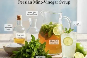 Sekanjabin: Persian Mint-Vinegar Syrup