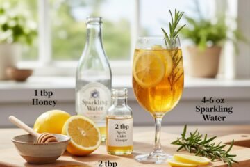 Seltzer Vinegar Mocktail Recipe