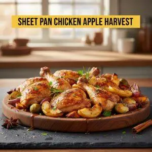 Sheet Pan Chicken Apple Harvest