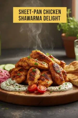 Sheet-Pan Chicken Shawarma Delight