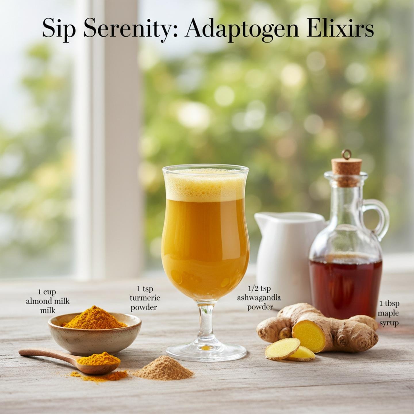 Sip Serenity: Adaptogen Elixirs