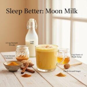 Sleep Better: Golden Moon Milk