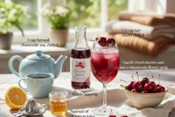 Sleep Cherry Chamomile Mocktail