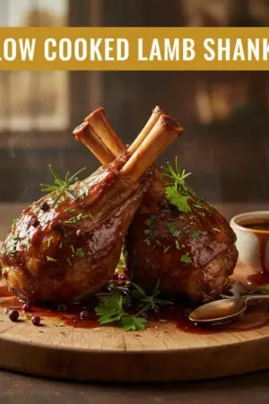 Slow Cooked Lamb Shanks