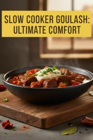 Slow Cooker Goulash: Ultimate Comfort