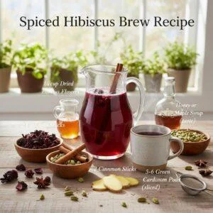 Spiced Hibiscus Brew Recipe