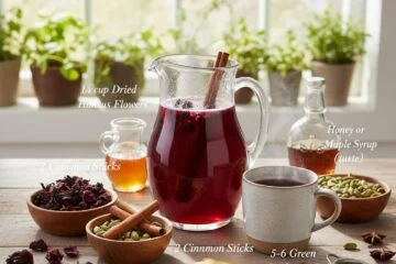 Spiced Hibiscus Brew Recipe