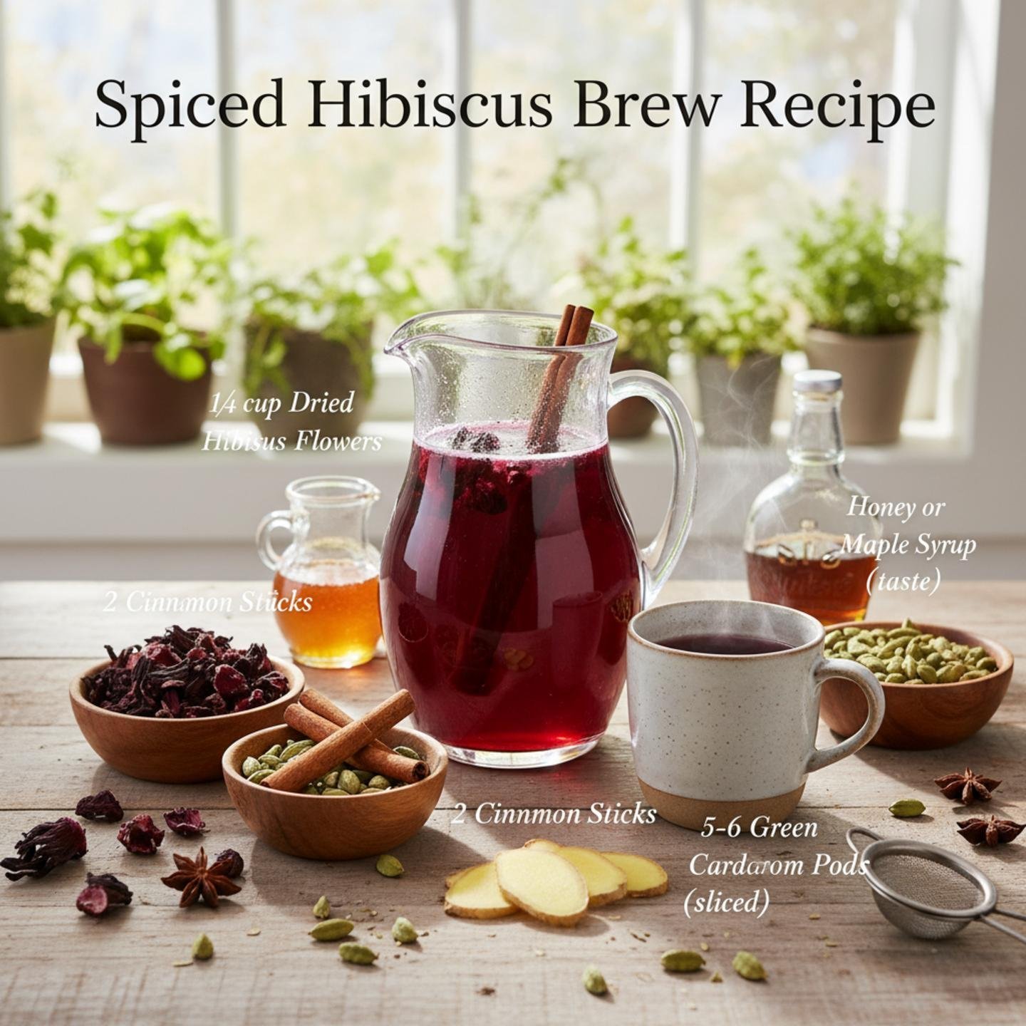 Spiced Hibiscus Brew Recipe
