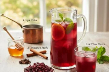 Spiced Hibiscus Iced Tea Recipe