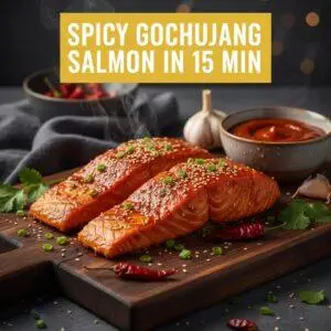 Spicy Gochujang Salmon in 15 Min