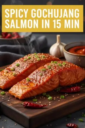 Spicy Gochujang Salmon in 15 Min