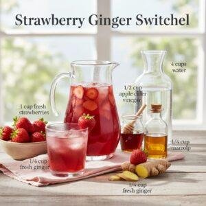 Strawberry Ginger Switchel