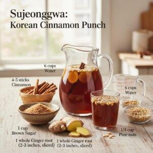 Sujeonggwa: Korean Cinnamon Punch