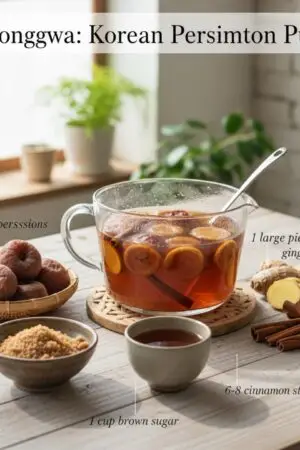 Sujeonggwa: Korean Persimmon Punch