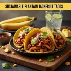 Sustainable Plantain Jackfruit Tacos