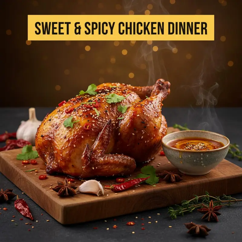 Sweet & Spicy Chicken Dinner