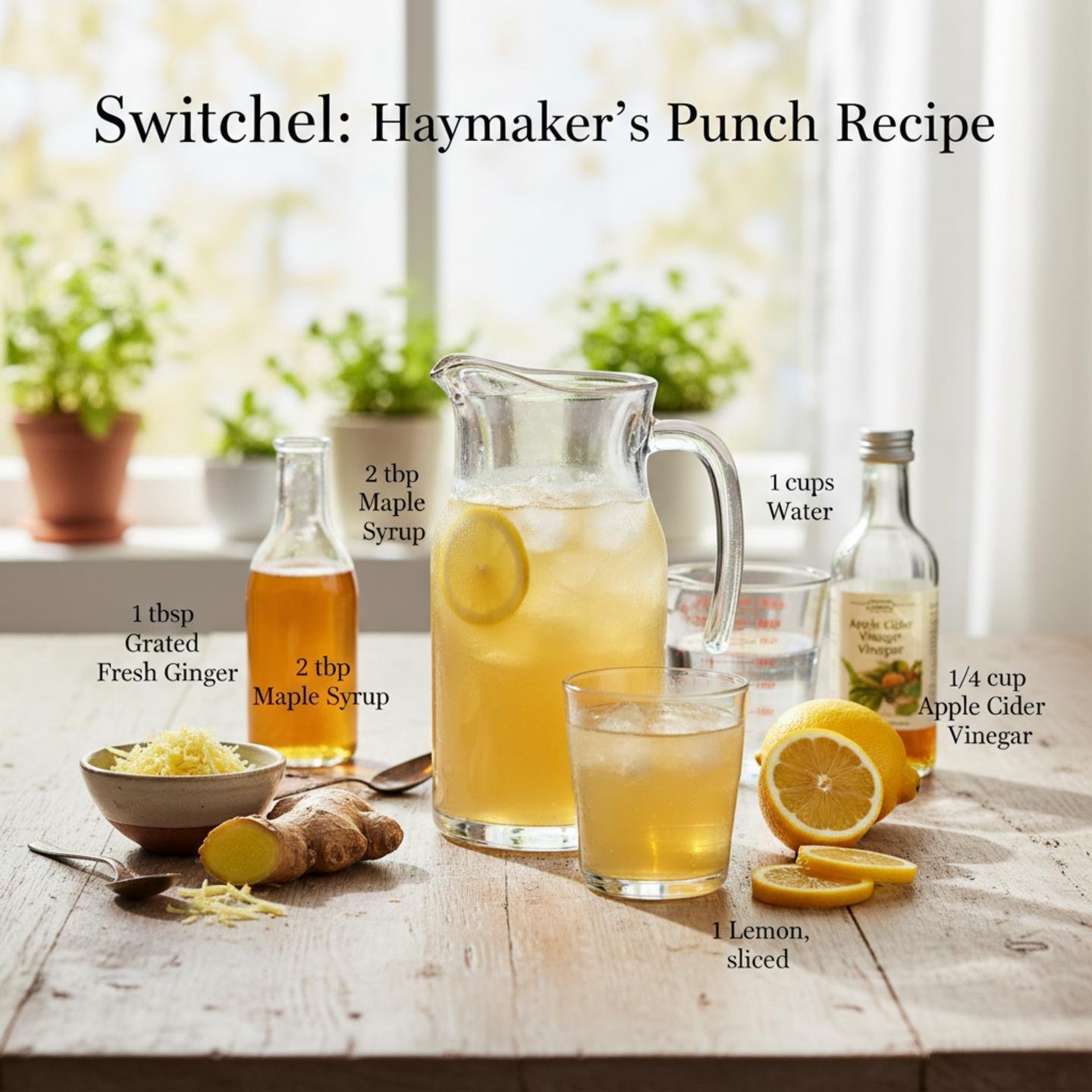 Switchel: Haymaker's Punch Recipe