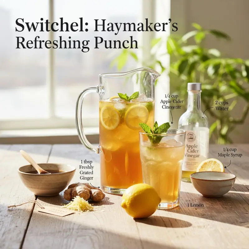 Switchel: Haymaker's Refreshing Punch
