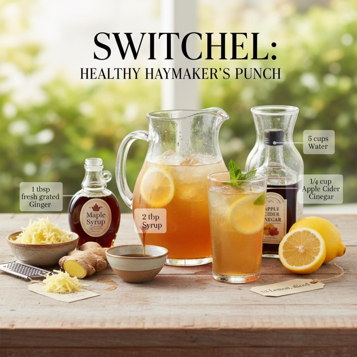 Switchel: Healthy Haymaker's Punch