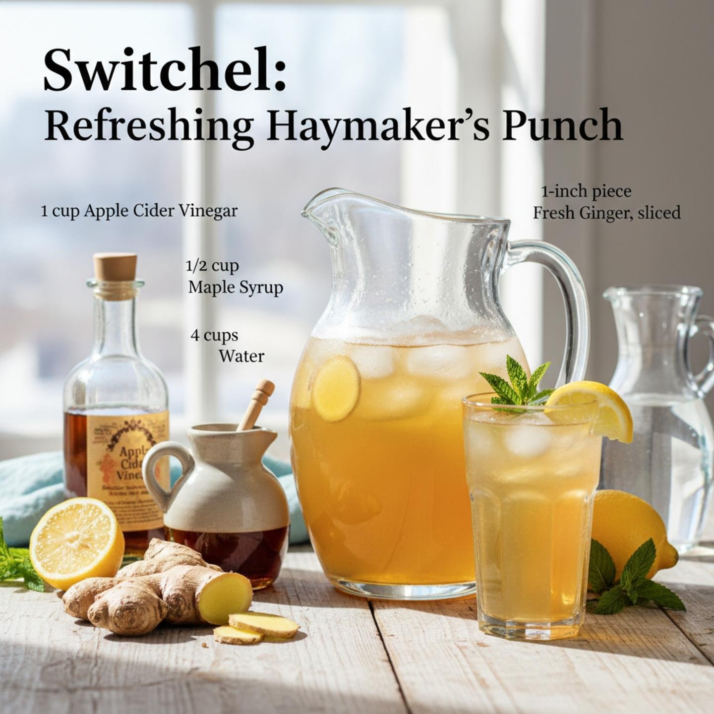 Switchel: Refreshing Haymaker’s Punch