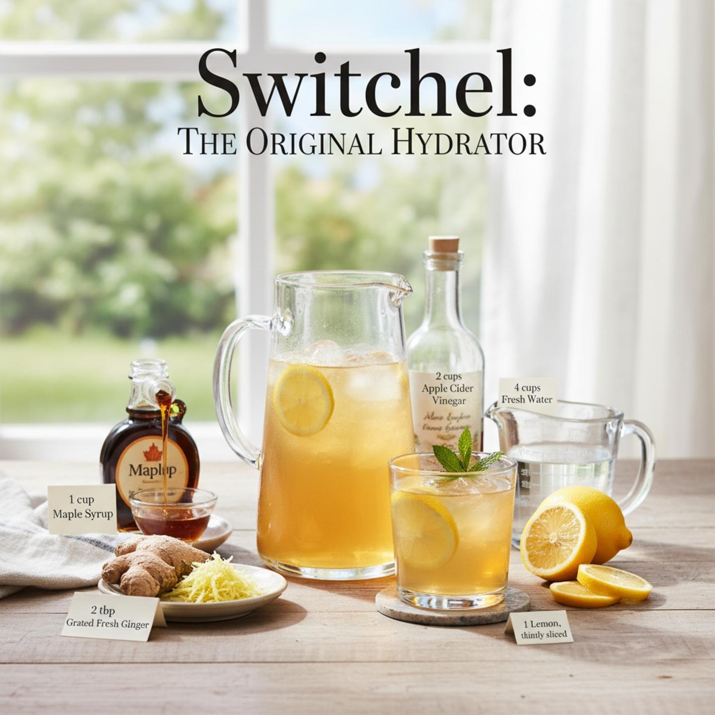 Switchel: The Original Hydrator