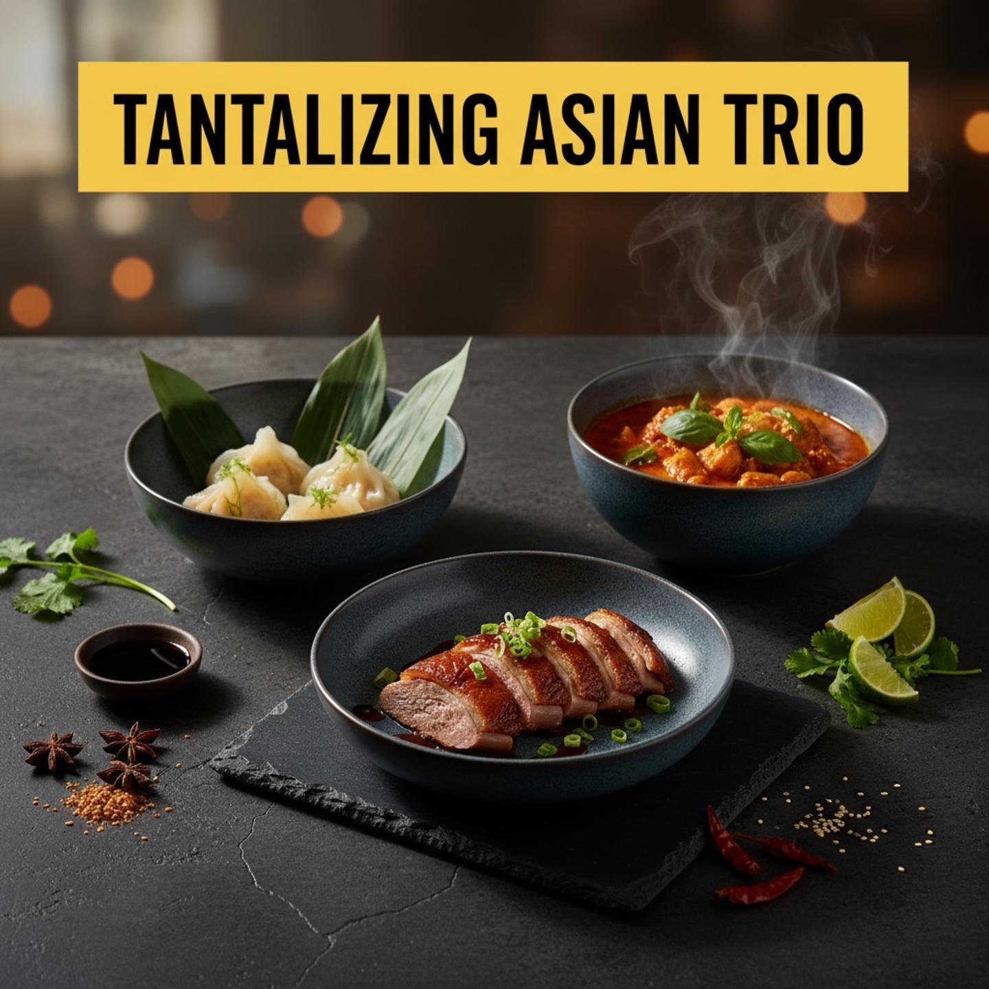 Tantalizing Asian Trio
