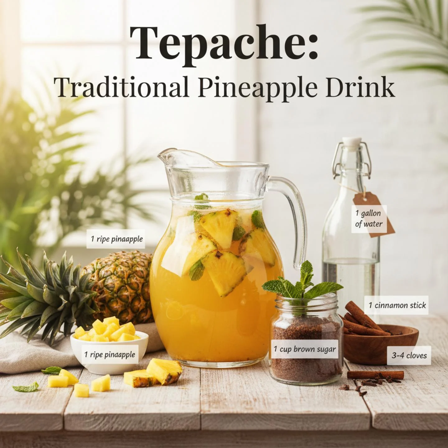 Tepache: Traditional Pineapple Drink