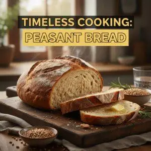 Timeless Cooking: Peasant Bread