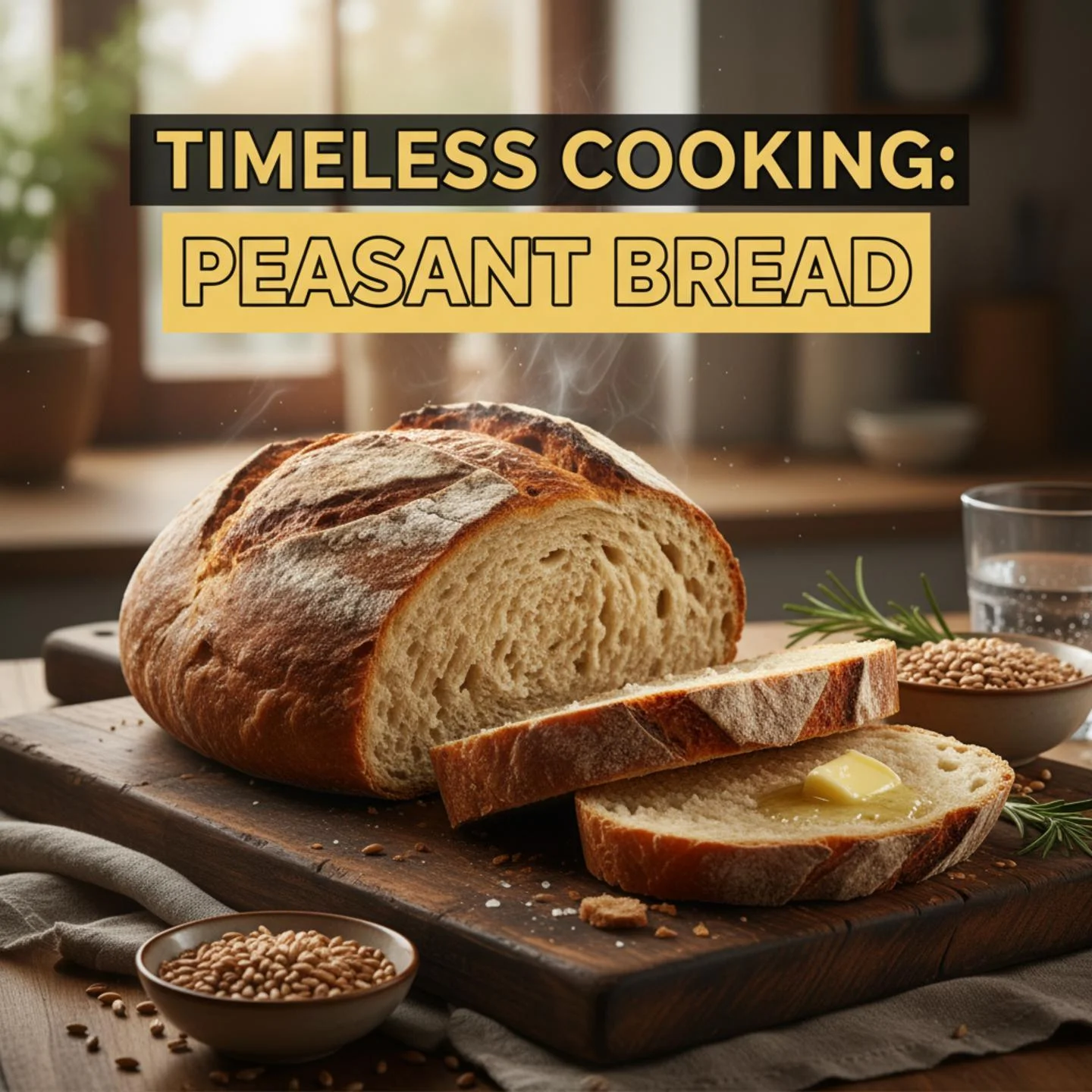 Timeless Cooking: Peasant Bread