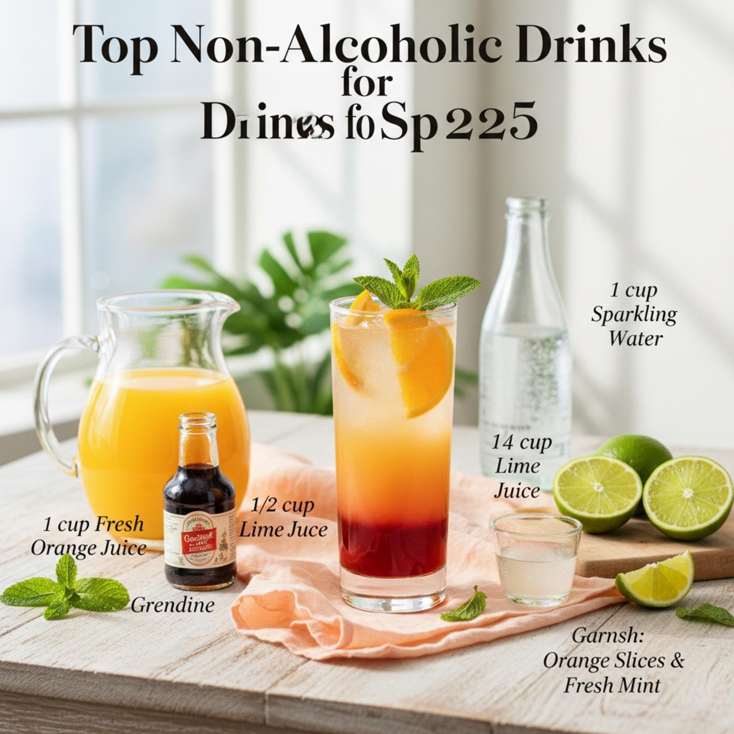 Top Non-Alcoholic Drinks for 2025