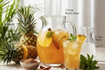 Tropical Pineapple Skin Drink