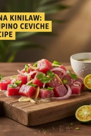 Tuna Kinilaw: Filipino Ceviche Recipe