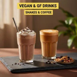 Vegan & GF Drinks: Shakes & Coffee