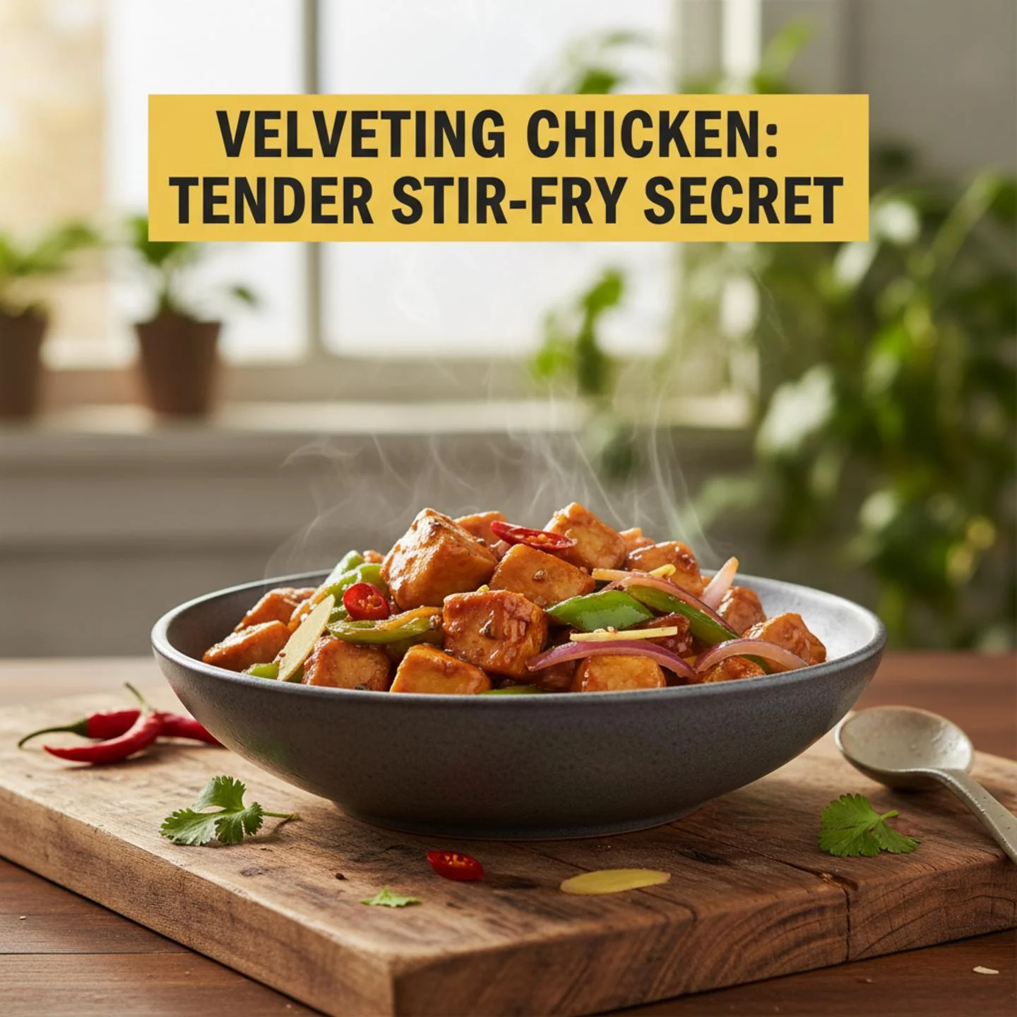 Velveting Chicken: Tender Stir-Fry Secret