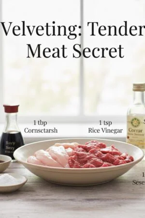 Velveting: Tender Meat Secret