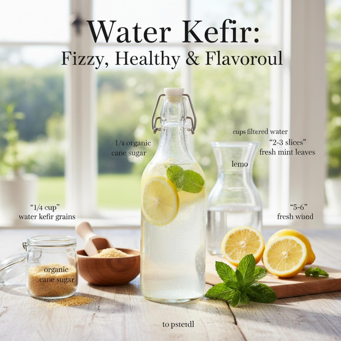Water Kefir: Fizzy, Healthy & Flavorful