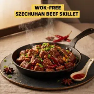 Wok-Free Szechuan Beef Skillet